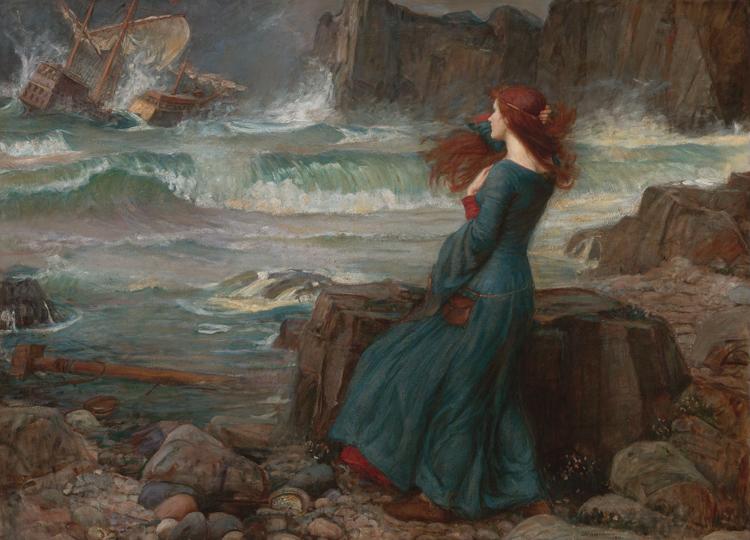 John William Waterhouse Miranda-The Tempest (mk41)